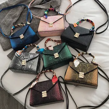 

Luxury Snake Designer Women Handbag Shoulder Bags Small Crossbody Bags For Women PU Leather Bag Snake Vintage Purse Bolsa