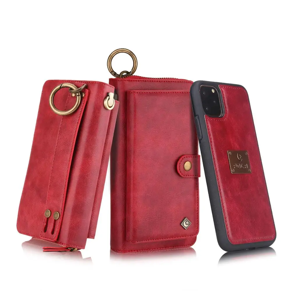 

Fashion PU Leather Case for iPhone 11 Pro Max 6 6s 8 7 Plus X XR XS MAX Flip Wallet With Card Slot Cover