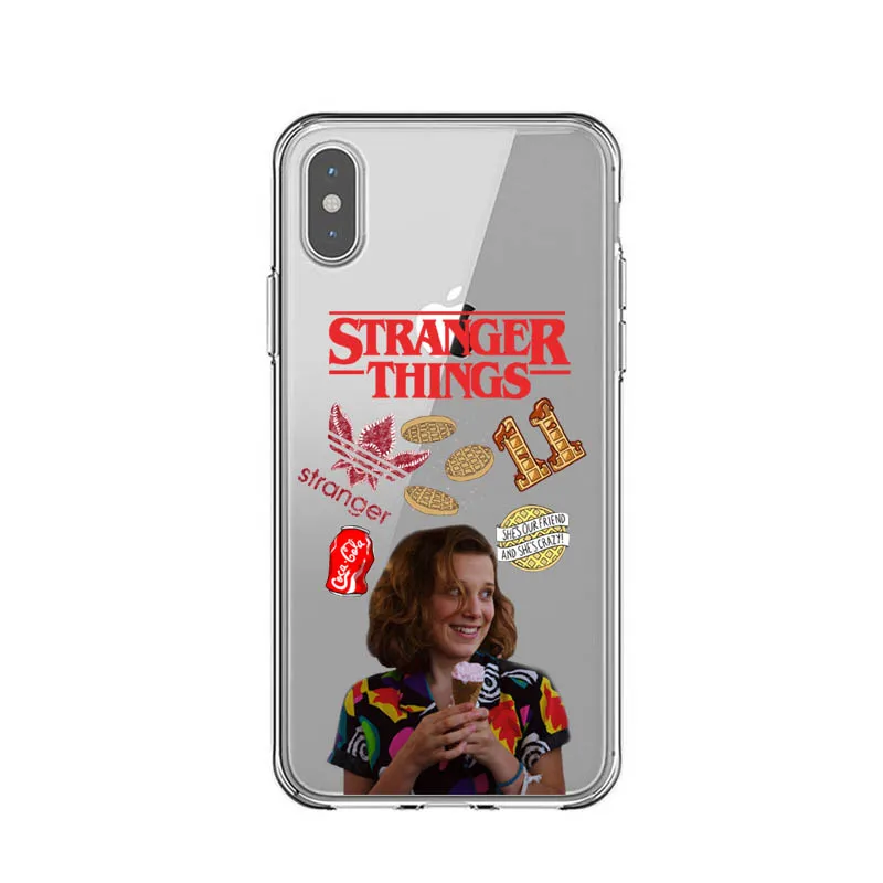 Stranger things Сезон 3 чехол для телефона для iPhone X XR XS MAX 6 7 8 plus 5 5S 6s SE 11 Pro Max прозрачный мягкий силиконовый черный чехол