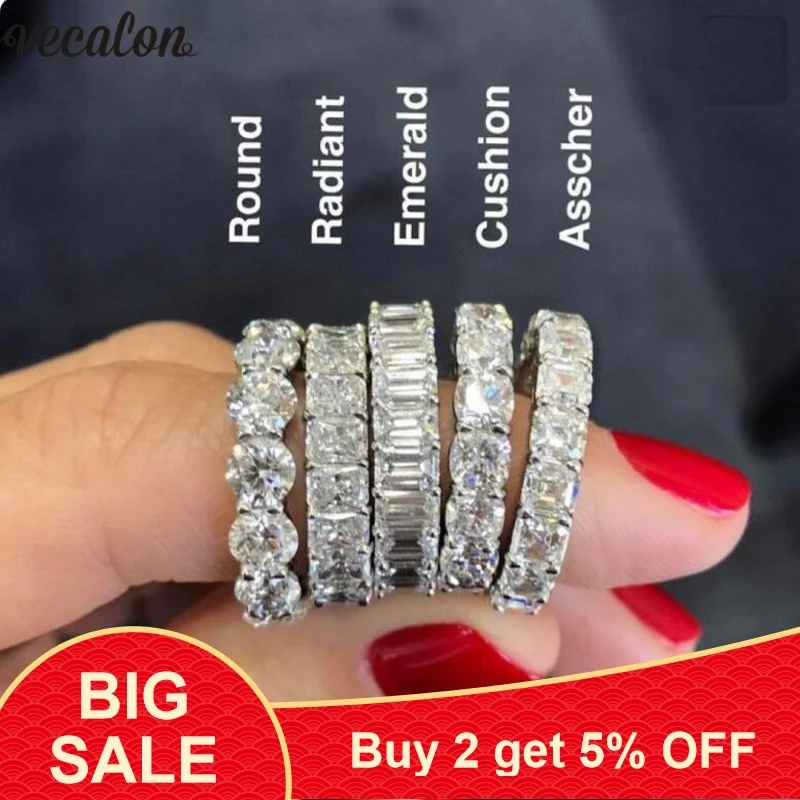 Обручальные кольца для мужчин и женщин ручная работа вечность обетование 100%