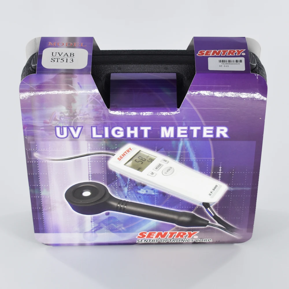 SENTRY ST-513 UVAB Ultraviolet Radiation Measure UltraViolet MeterAccuracy 23 5oC(73.5 9oF),4 Digits dual display.