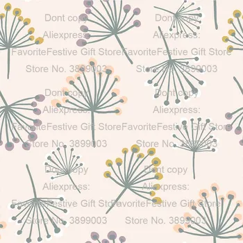 

Dandelion plants Fabric Patchwork Cloth For DIY Sewing&Quilting Doll Crafts Set baby bib blanket Material