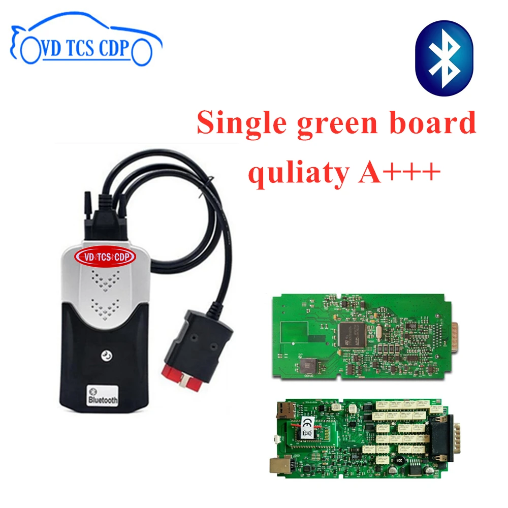 

DHL10pcs/lot VD TCS CDP Pro Best Quality Single PCB with Bluetooth 2015R3 keygen 2016.00 ACTIVATION for cars trucks obd2 Scanner