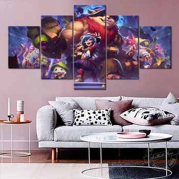 

League of Legends Wall Cover Canvas Art Game Poster Wall Stickers Oil Painting Home Decor Wall Art Christmas Decoration Gifts