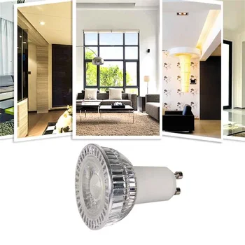 

ICOCO 4 x GU10 5W COB High Power LED Spot Light Bulbs Warm White/Day White Non-Dimmable