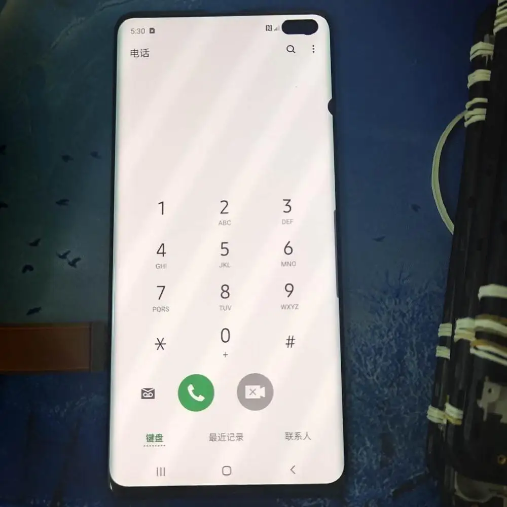 ЖК-дисплей AMOLED с мертвой точкой для Samsung Galaxy S10 G9730 Plus + SM-G9750 G975F сенсорным экраном и
