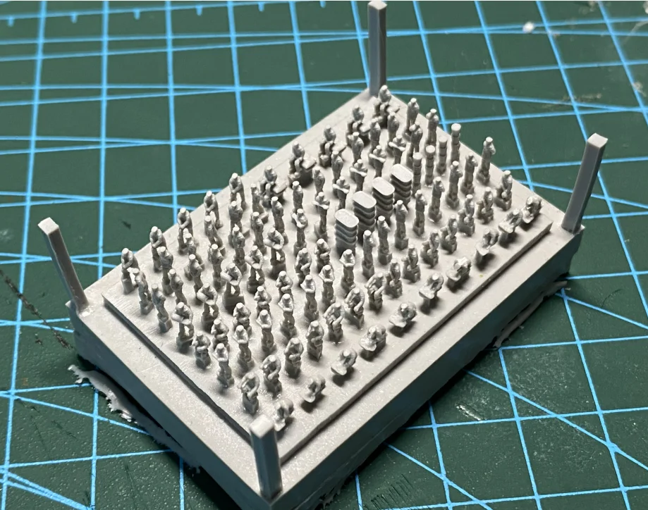 Супер мини 1 / 350 интрепид солдат бронированный корабль 3 (около 110 солдат) | Игрушки
