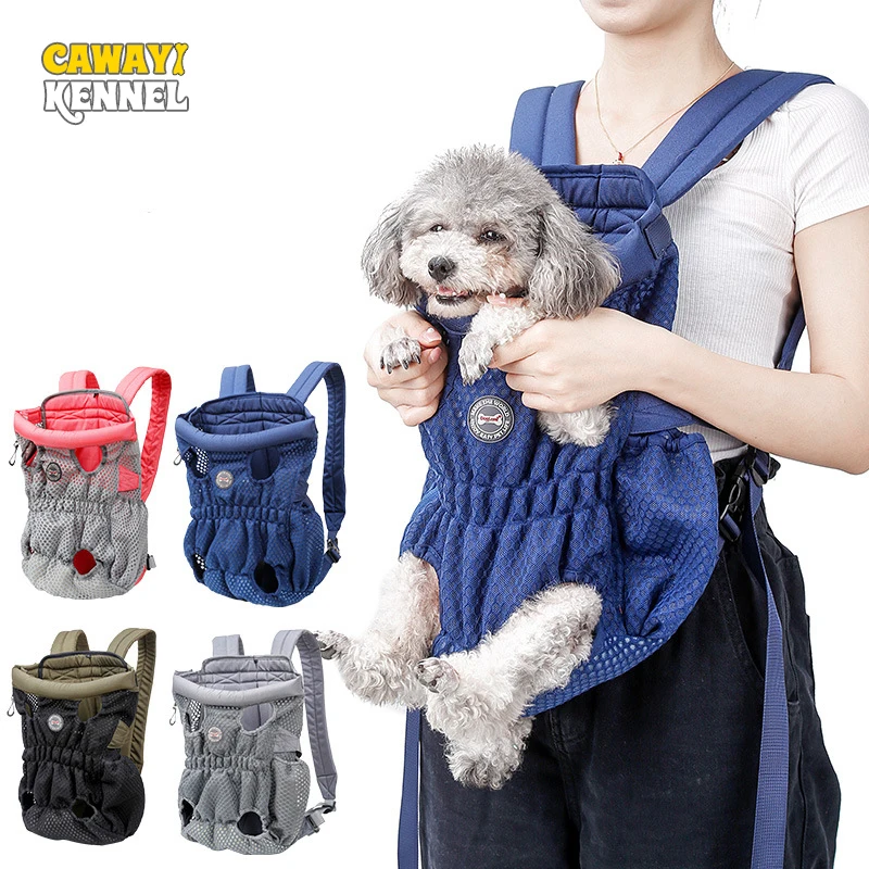 

CAWAYI KENNEL Oxford Pet Backpack Dog Outing Bag Carrying Bags for Dogs Cats Travel Carries Bag mochila para perro honden tassen