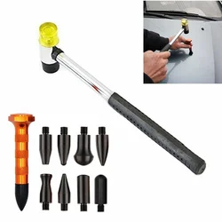 Kit d'outils de débosselage sans peinture, outils de débosselage, marteau en caoutchouc, carrosserie automobile, bricolage, 10 pièces 