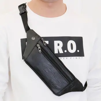 

Men Women Ultrathin Sling Bag Waterproof Waist Pack Chest Shoulder Pack School Shoulder Bag