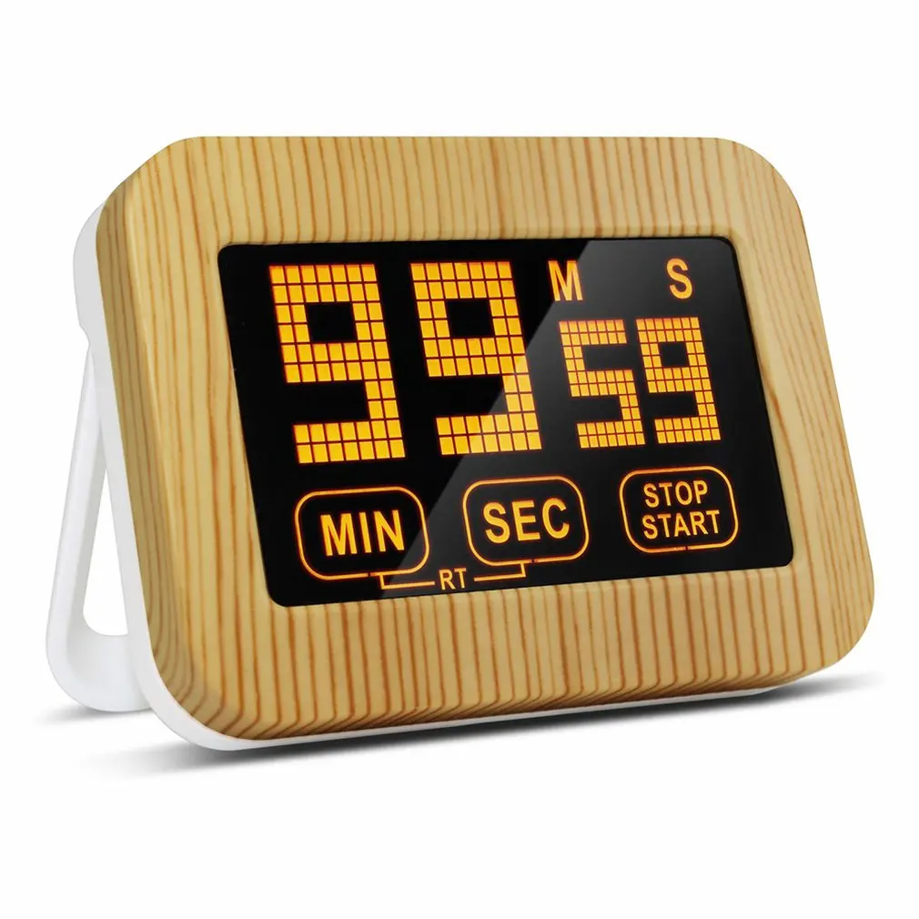 Touch Screen Luminous Timer Countdown Backlight Kitchen Timer Touch Screen Digital Countdown Timer Cooking Timer