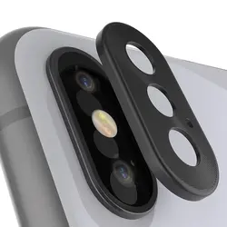 Защитная задняя крышка для объектива камеры, защитный чехол для iPhone XS max, металлический защитный чехол для объектива телефона