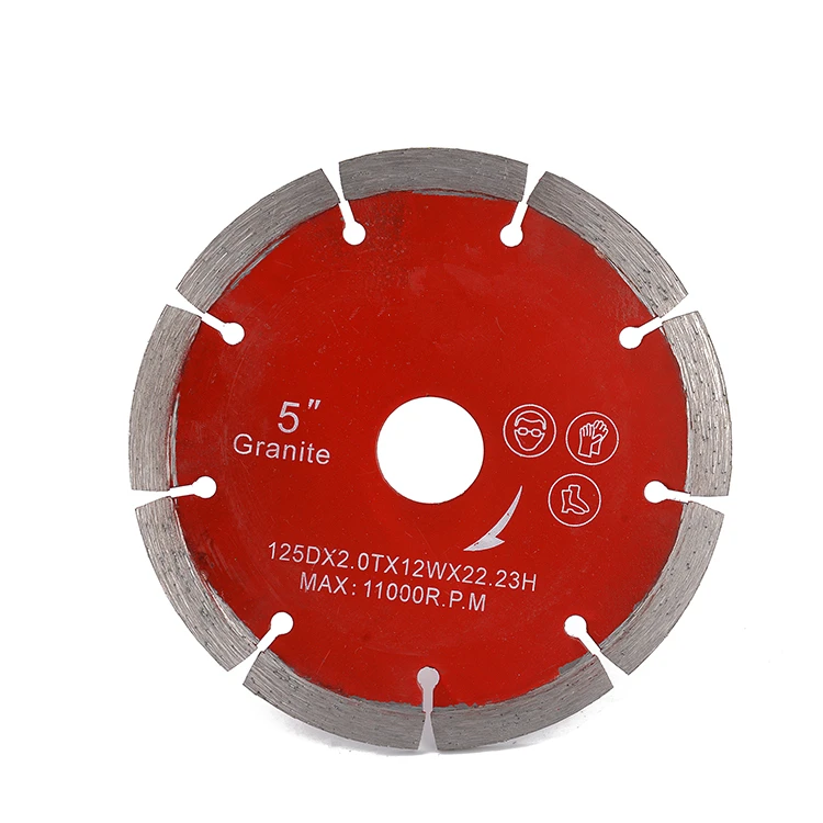 

DB30 China Factory Price Diamond Disc Circular Blades 5 Inch Sintered Cutting Disc for Granite Marble Creamic Concrete 10PCS