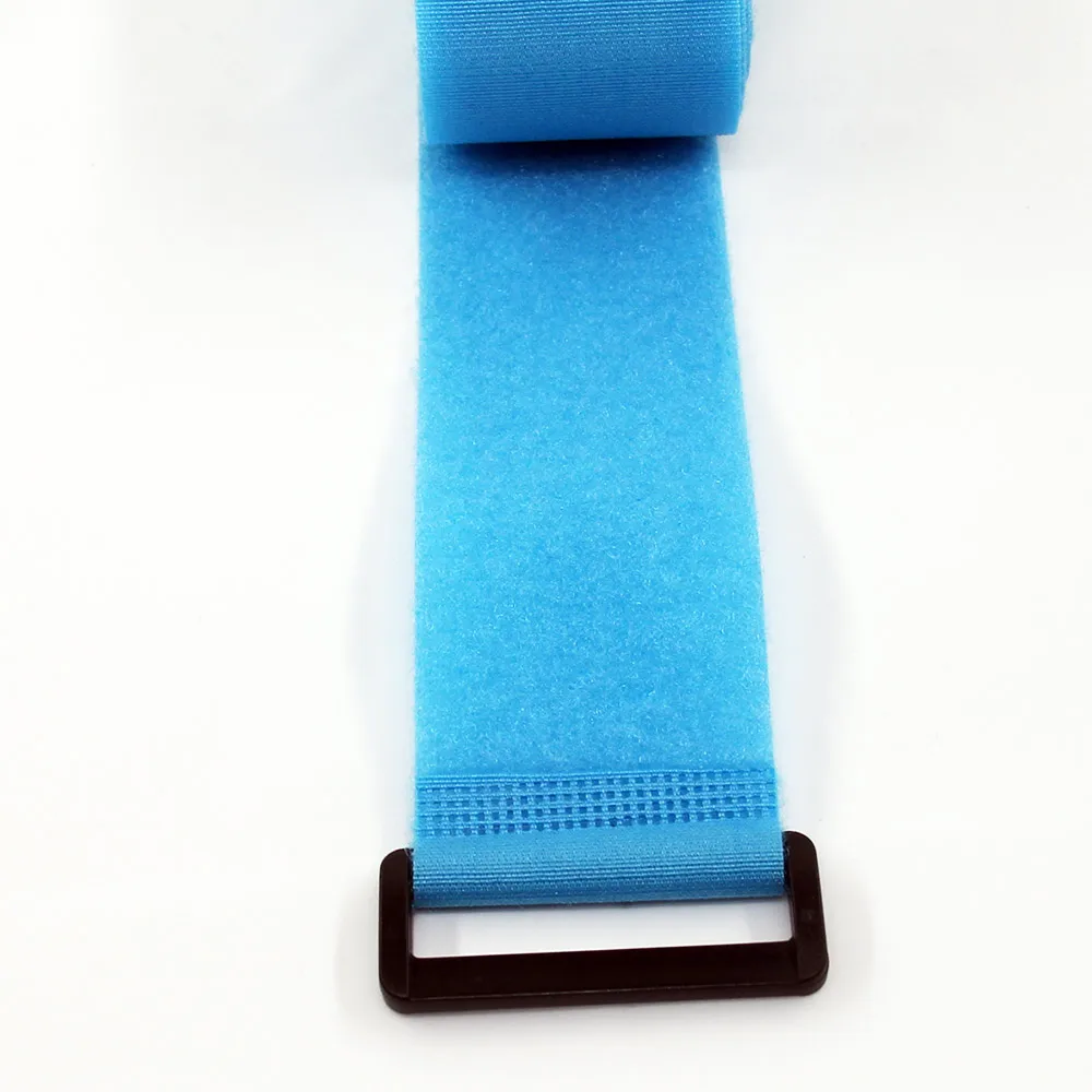 2 шт., 5 см* 200 см, регулируемый нейлоновый багажный крючок для путешествий и кольцевая лента, багажный ремень для поперечной упаковки, багажный чемодан, защитные ремни - Цвет: blue