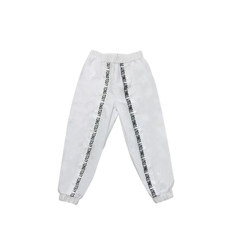 Pant Костюм для джазовых танцев для девочек; Детская осенняя одежда; Детские Модные брюки в стиле хип-хоп; костюм для уличных танцев; костюмы для выступлений; BL2812 - Цвет: Pant