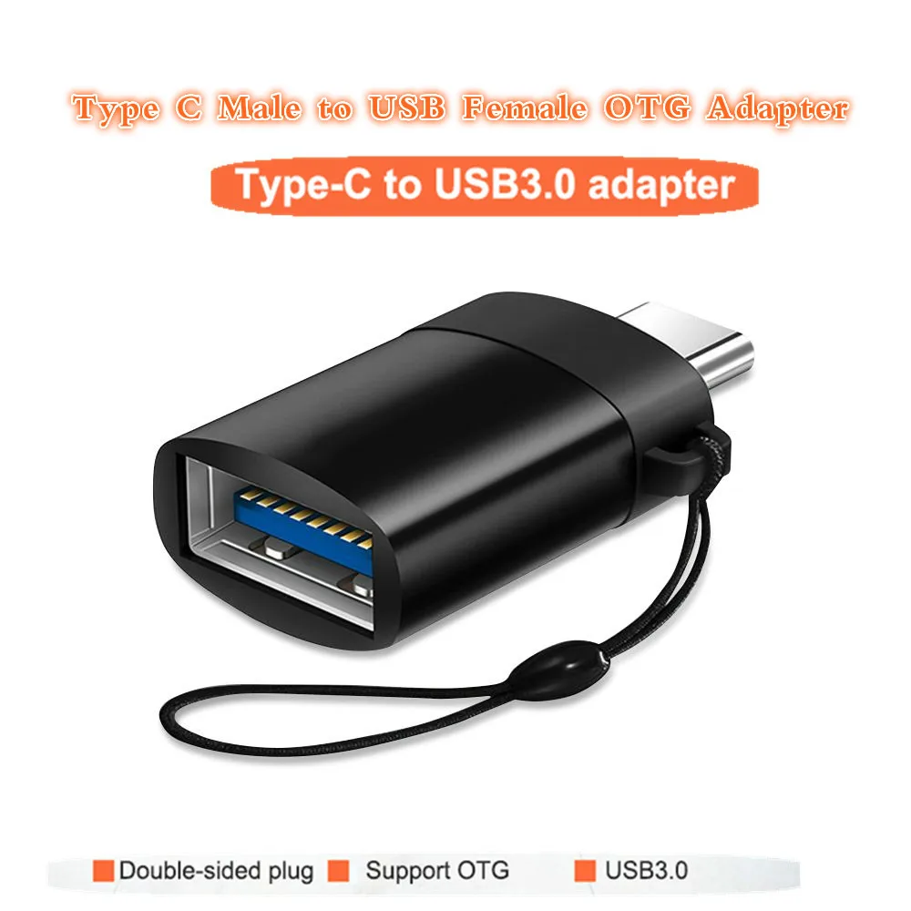 Адаптер Mini Type C на USB 3 0 OTG преобразователь кабель адаптера лента для U диска мыши