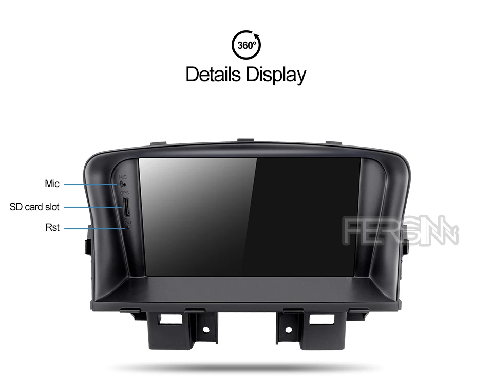 Flash Deal Fersinny ZLKLZ7060 2G+32G Android 8.1 car dvd radio player For Chevrolet Cruze 2008 2009 2010 2011 2012 car gps stereo player 12