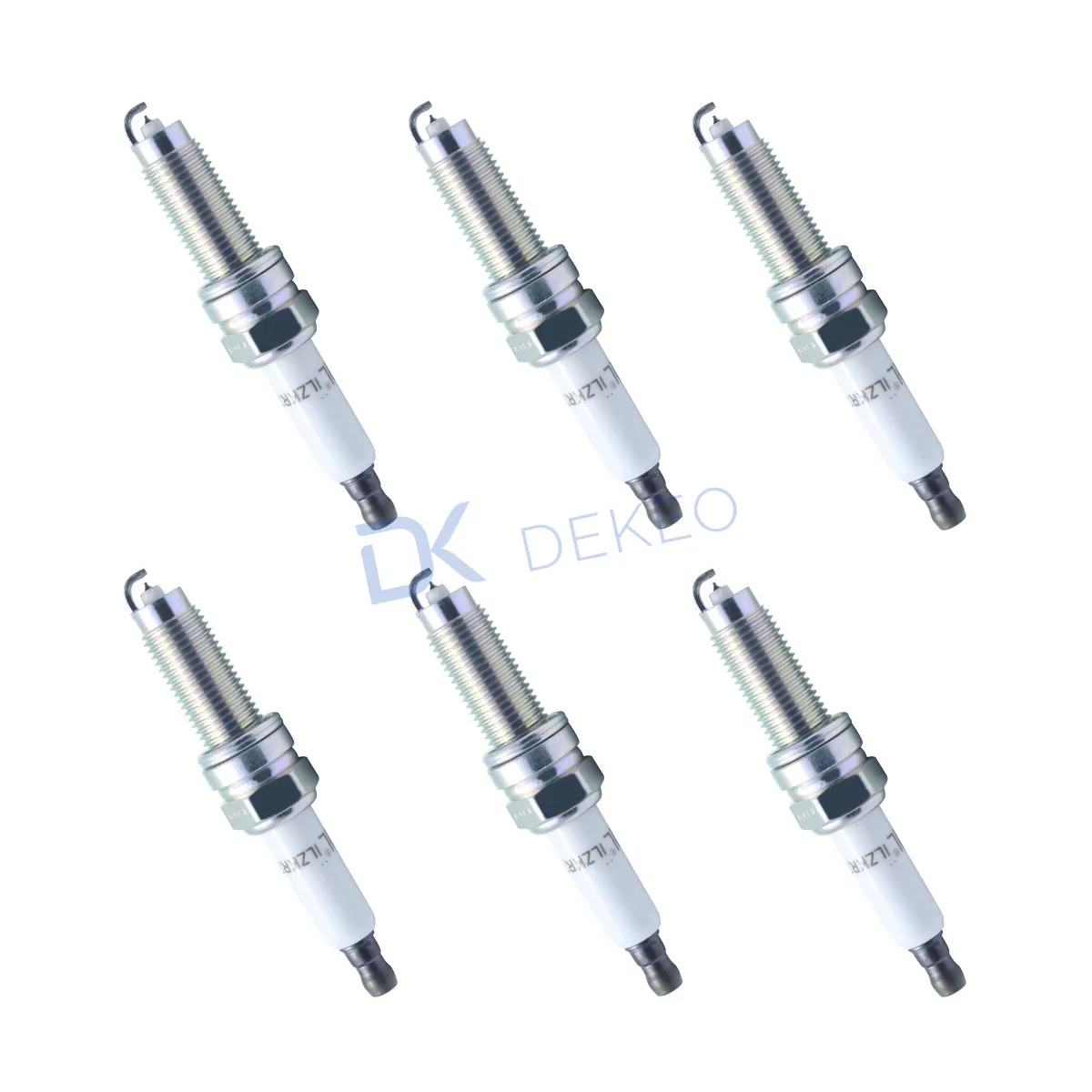6PCS Dekeo иридиевая Свеча зажигания для Porsche Cayenne Volkswagen CC Passat Touareg Audi Q7 Bugatti Veyron ILZKR7A - Цвет: 6PCS
