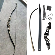 

58inch 25-55lbs Archery Recurve Bow Black Hunter Bow Lamination Bow Limbs Right Hand Outdoor Sports Hunting Accessories