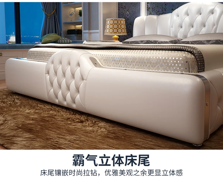 Smart bed frame camas bedroom furniture кровать двуспальная lit beds سرير muebles de dormitorio мебель bedroom set cama de casa