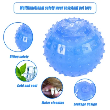 

Pet Toys Bone Barbell Products For Dog Freeze Chewing Biting Toy Food Leaking Toys Cooling Teeth Cleaning Toys J99Store