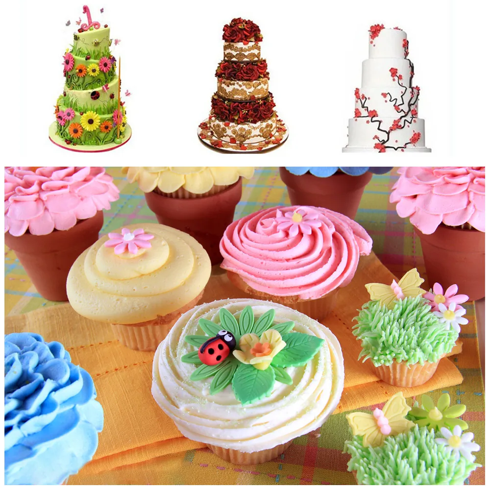 2Pcs Embossing Mold Fondant Cake Mold Biscuit 3D Pattern Shape Baking Mold Reusable Cookie Cake Food Decoration Mold Tools