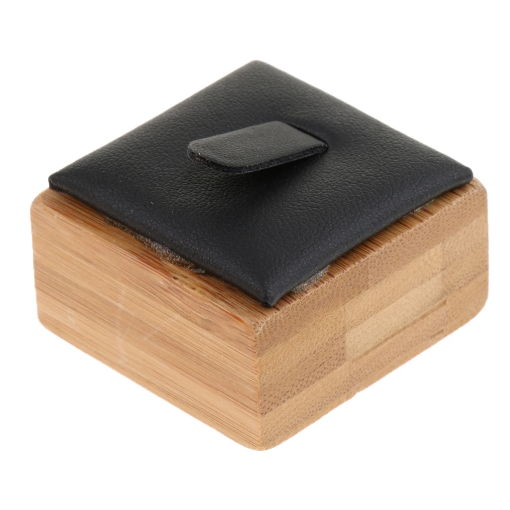 Solid Wooden Ring Jewelry Display Stand Holder Single Ring Exhibition