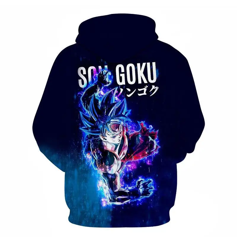 Dragon Ball Z Аниме 3D печать модная Толстовка Супер Saiyan крутая спортивная рубашка Гоку Вегета печать мультфильм Повседневная Толстовка