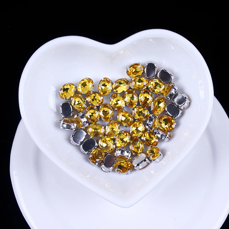 

DIY Crystals Rhinestones Applique Thermomix Rhinestones Sewn For Clothing Crafts Four Claw Diamond Handiwork Rhinestone Sewing F