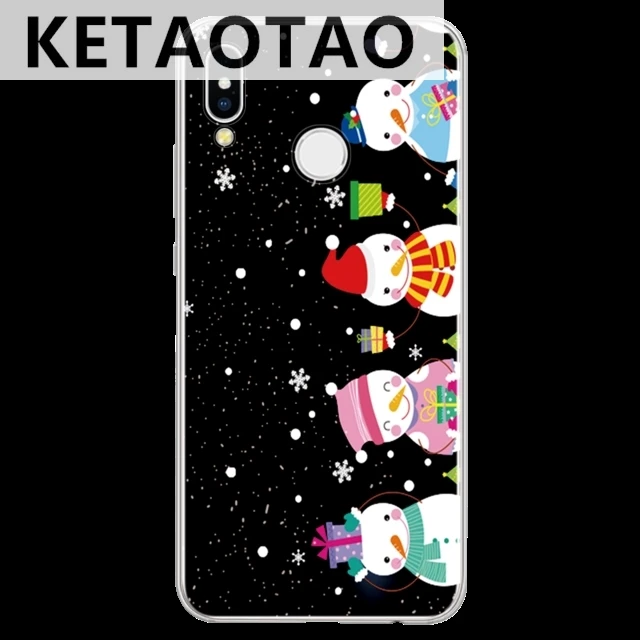 KETAOTAO чехол для телефона с Санта Клаусом для iPhone 4S SE 5C 5S 6 s 7 8 Plus X XS XR 11 Pro Чехол кристально чистый мягкий TPU чехол S - Цвет: Коричневый