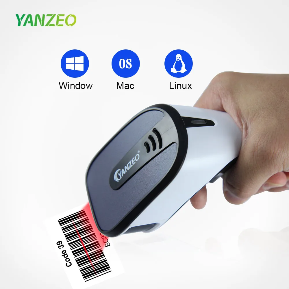 Yanzeo проводной 2D Ручной сканер штрих-кода USB проводной 1D сканер штрих-кода для POS Windows IOS Android Linux