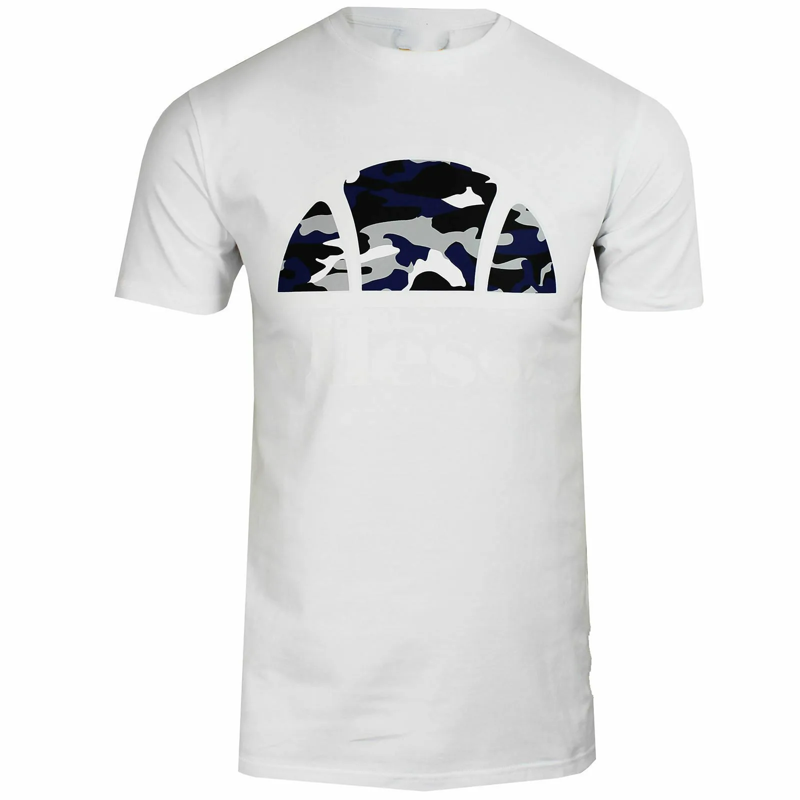 

Ellesse T Shirt Atelia Mens Camo Logo Crew Neck Tee Unisex Size S-3XL