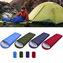 

4 Season Single Sleeping Bags Rectangular Envelope Sleeping Bags For Adults/Kids Hollow Cotton Outdoor Envelope Sleeping Bag