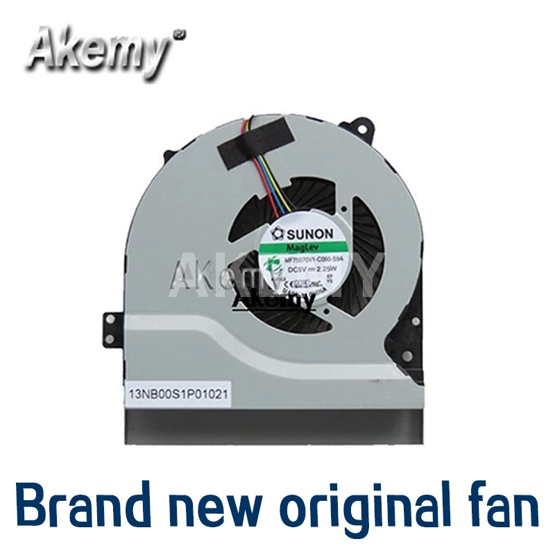 Amazoon Новый охлаждающий вентилятор для процессора For Asus X550 X550V X550C X550VC X450 X450CA X450V X450C