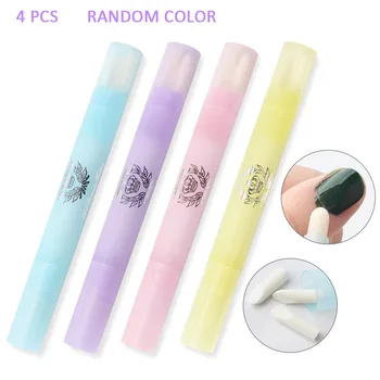 

4Pcs/Set Gel Nail Polish Remover Random Colors Refillable Nail Polish Remover Pens Manicure Corrector Pens Cleaning Eraser Gifts