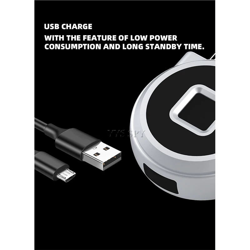 P10 Keyless USB Rechargeable Safe Security Smart Fingerprint Lock Padlock Quick Unlock Door Lock Electronic Finger Print Scanner