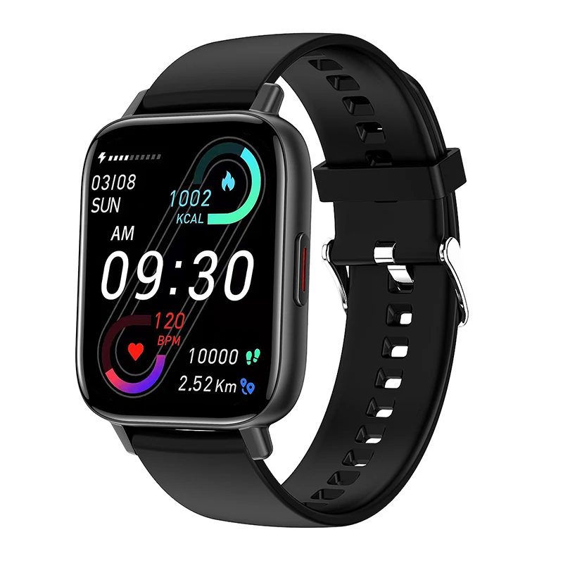2021 New Smart Watch Men 1.69 inch Screen Bluetooth Answer/Dial Call Custom Dial 24 Hours Heart Rate Tracker Women Smartwatch 