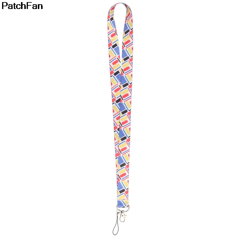 A2377 Patchfan новейший окрашенный шнурок для ключей телефонов USB флэш-накопители ключи брелки кличка значок тега держатели лямки