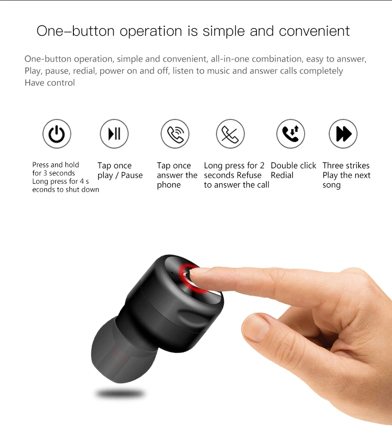 Comerow TWS Q1S Bluetooth наушники V5.0 беспроводные наушники 9D стерео музыка IPX5 водонепроницаемые наушники с зарядным чехлом 900 мАч