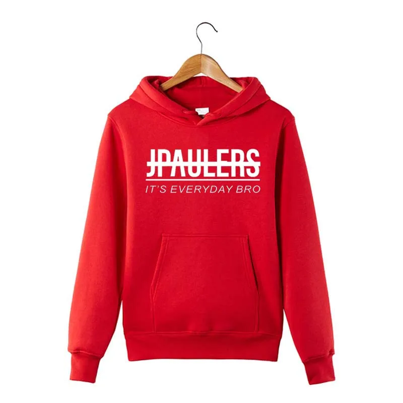 Зимние мужские толстовки Джейк пол Толстовка jpaulers it's everyday bro youtube Толстовка logan paul хлопковая флисовая толстовка с капюшоном