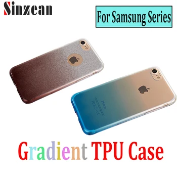 

50pcs For Samsung Note 10 Pro/Note 8/Note 9/A750/M10/M20/M30/J4/J6 Plus/A20E Gradient TPU Colorful Bling Power Silicone Case