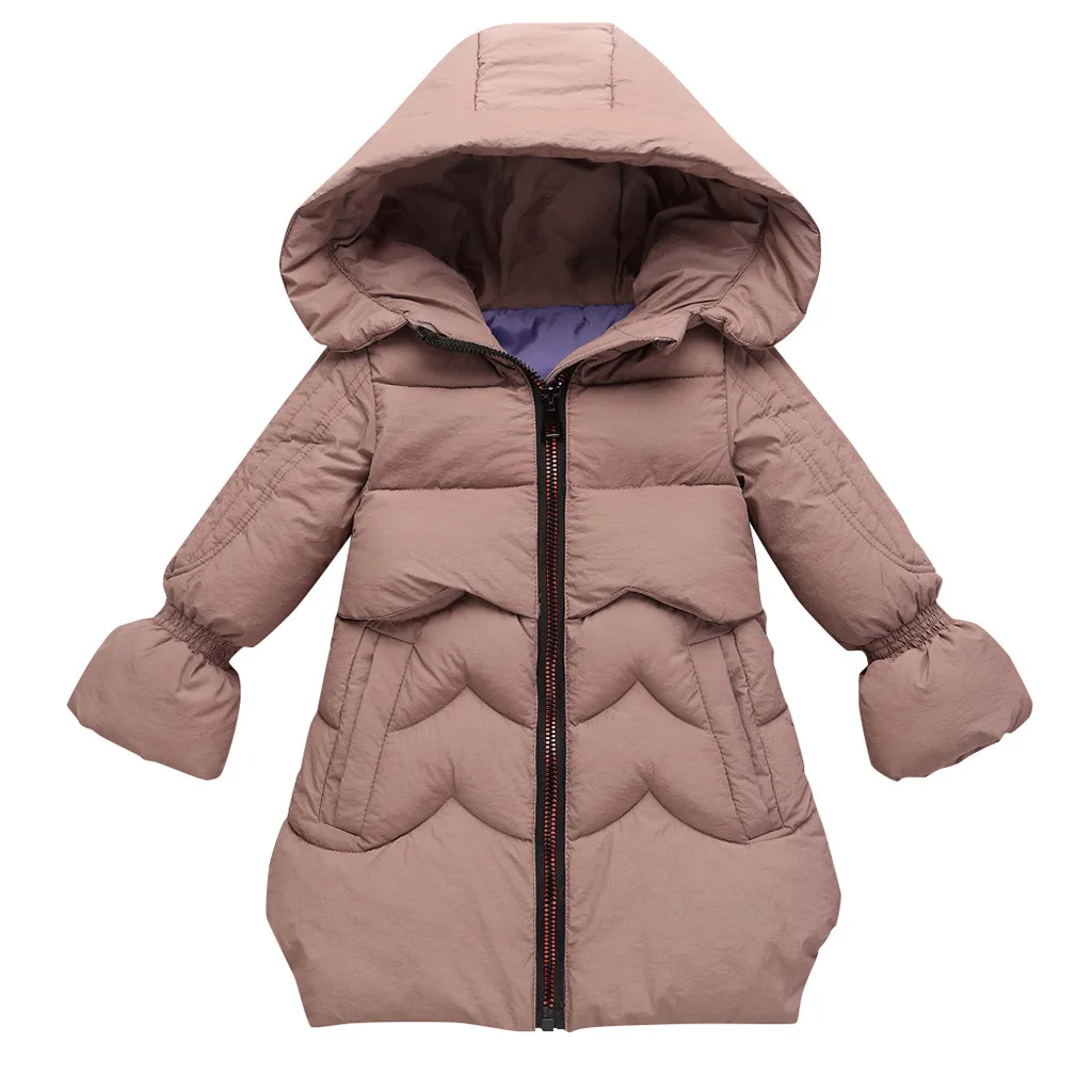 От 3 до 8 лет, ветровка, детские куртки, Модное детское пальто, плотное пальто из хлопка для мальчиков и девочек, зимняя куртка, одежда для малышей - Цвет: Хаки