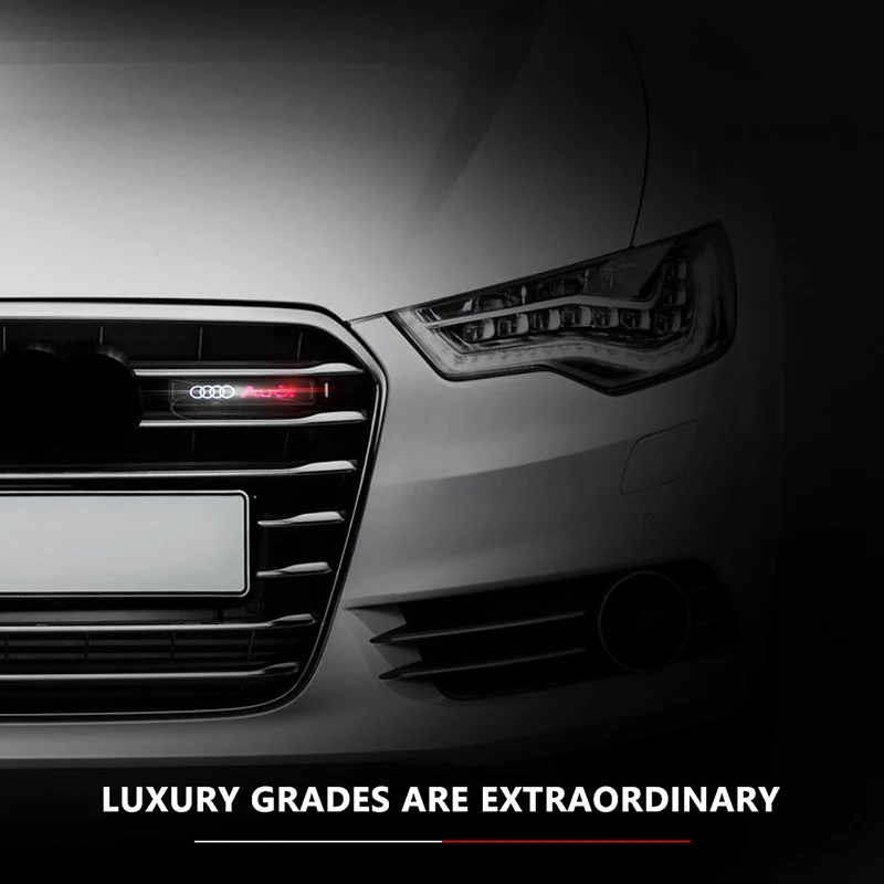 1 шт. для Audi a3 a4 a5 a6 a7 a8 Q3 Q4 Q5 Q6 Q7 b8 b6 автомобиль передний капот решетка эмблемы