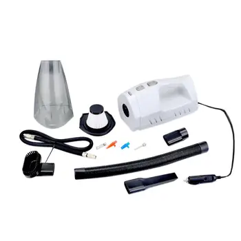 

Multifunctional Car Vacuum Cleaner Handheld Wet Dry Tire Pressure Measurement Air Pump LED Light Vacuum Cleaner CZK-6202