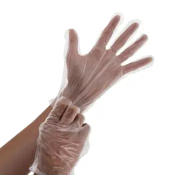 

50/100PCS Food Grade Plastic Gloves Disposable Gloves Vegetable Eco-friendly Gloves For Restaurant Fruit Gloves Kitchen Foo N7F0