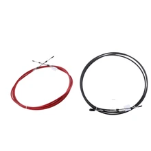 Универсальный кабель дроссельной заслонки для морских лодок Yacht рычаг управления 13FT черный+ красный