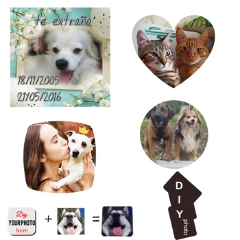 

20 Pcs DIY Souvenir Fridge Magnet Stickers Personal Custom Refrigerator Magnets Sticker for Your Lovely Dog Cat Pet
