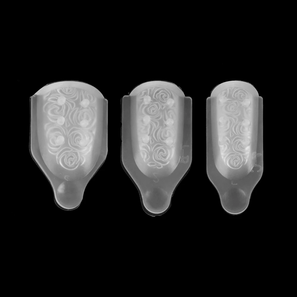 3 шт./компл. 3D силиконовые формы пластины для стемпинга ногтей гравировка шаблон для вырезания Лаки для тиснения Для УФ гель для ногтей маникюр