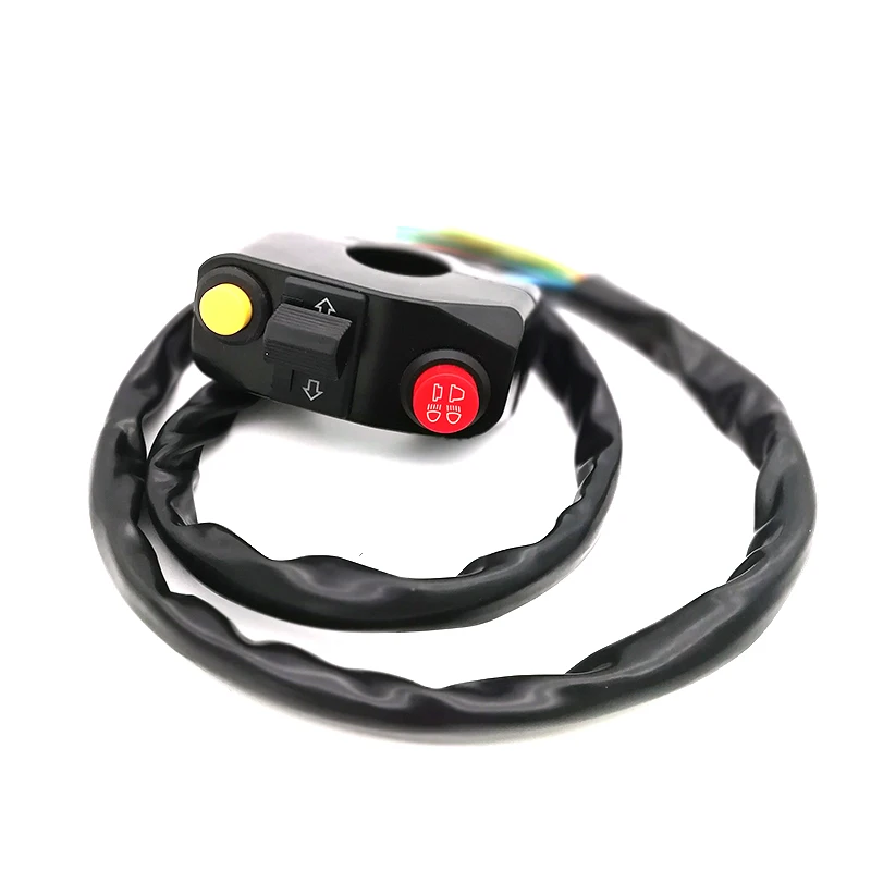 

Universal 7/8" Motorcycle Switch Combo Horn Turn Signal Light Beam Hi/Low