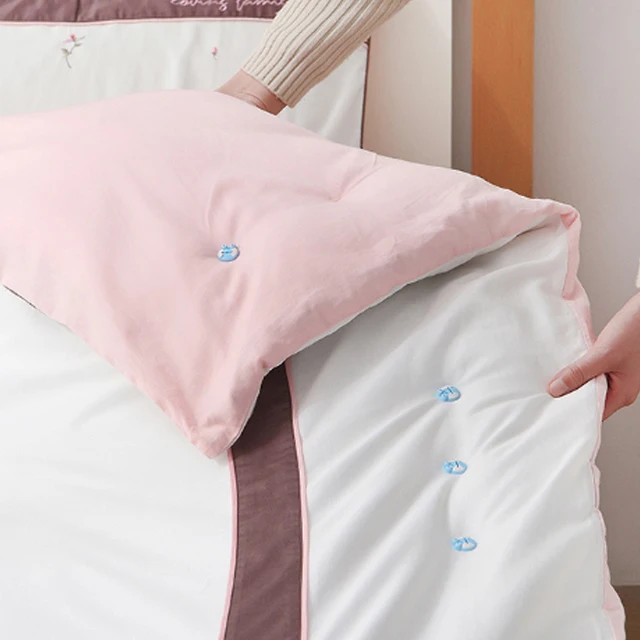 Ágynemű Klipek Paplan Tartó Tű Ingyenes Biztonsági Láthatatlan Futásgátló Sarok Rögzített Borítólap Fedel - Image 4